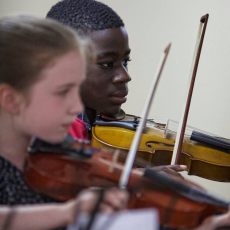 Tallaght Strings:  New violin project for primary school children