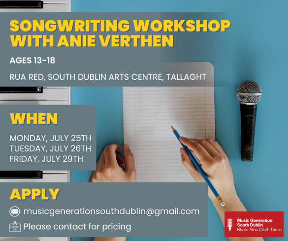 Songwriting Workshop with Anie Verthen