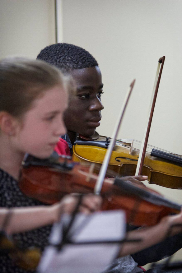Tallaght Strings:  New violin project for primary school children