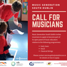 MusicGenSD Call for Musicians