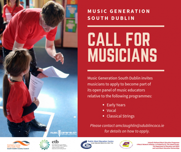 MusicGenSD Call for Musicians